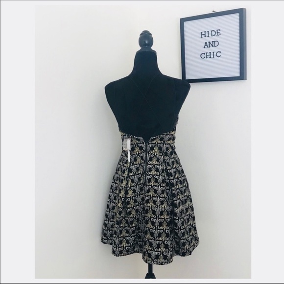 ALICE + OLIVIA EMBROIDERED MINI DRESS - Picture 7 of 8